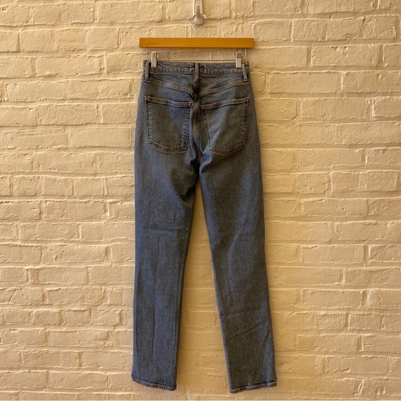 AGOLDE || High Rise Stovepipe Jeans Blue 25 - Picture 4 of 9